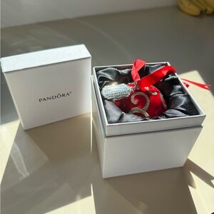 NWOT Pandora Radio City Rockettes Ornament with Charm